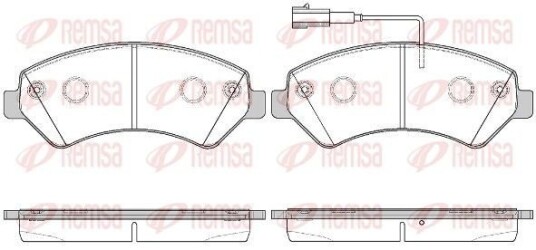 Bremseklosser REMSA 1275.22 Bremseklosser REMSA 1275.22