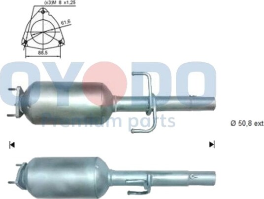 Oyodo 20N0104-OYO Partikkelfilter Oyodo 20N0104-OYO Partikkelfilter