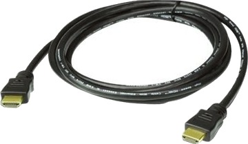 Aten Hdmi Kabel Med Ethernet Hdmi Hann Til Hdmi Hann 2 M Sort