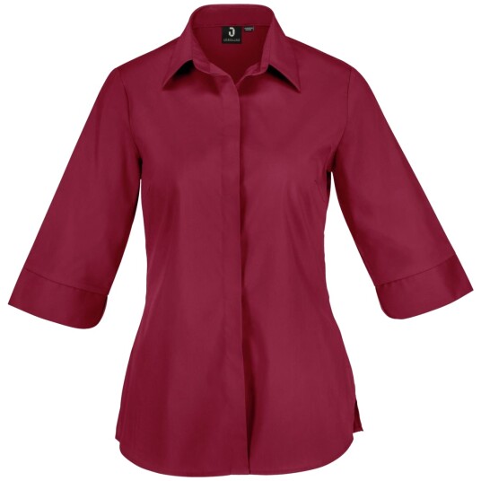 JOBELINE Damebluse Fiore 3/4 ermet; Størrelse 36; Vinrød