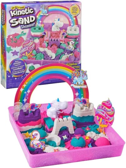 Kinetic Sand Boks med magisk sand enhjørning Kinetic Sand Boks med magisk sand enhjørning