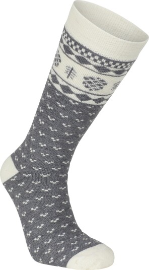 Ivanhoe Unisex Wool Sock Folklore Grey 39-42