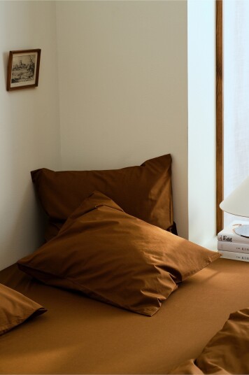 Jotex Percale Putevar 2pk Økologisk Lysebrun ZACK 17316132305