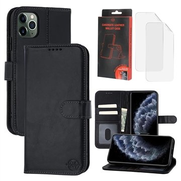 MyTPhone iPhone 11 Pro Max CardMate lommebokveske i lær   svart