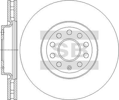 Bremseskive Hi Q SD7004