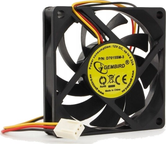 Gembird D7015SM-3 VGA-Vifte 70x70x15mm 3-Pin