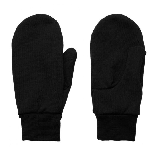Aclima  HotWool liner mittens, 123 Jet Black, 6