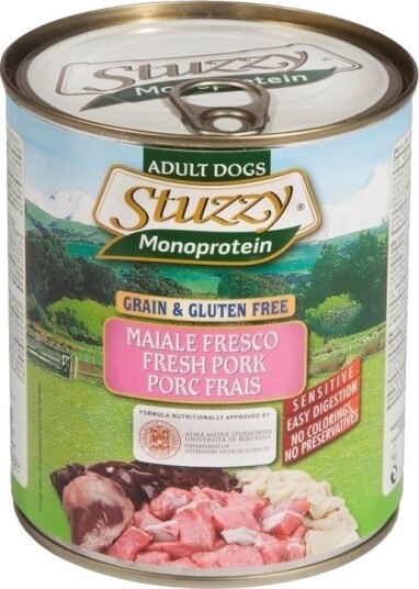 Stuzzy Monoprotein Svinekjøtt Våtfôr 800 G