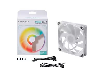 Phanteks M25 140mm DRGB Vifte (hvit) Phanteks M25 140mm DRGB Vifte (hvit)