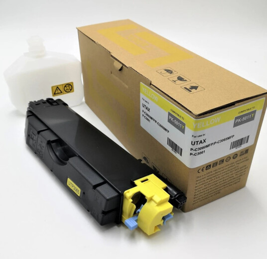 TB Toner Gul (5.000 sider) erstatter Utax PK-5011Y TB Premium toner