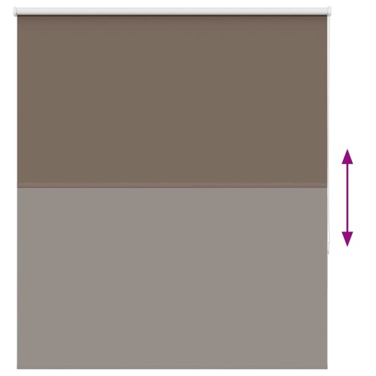 Rullegardin lystette 135x130 cm stoff bredde 131,6 cm polyester 8721158320674 Rullegardin lystette 135x130 cm stoff bredde 131,6 cm polyester 8721158320674