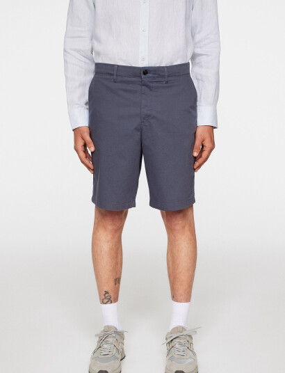 J. Lindeberg Shane Cloud Satin Shorts - Navy - 29
