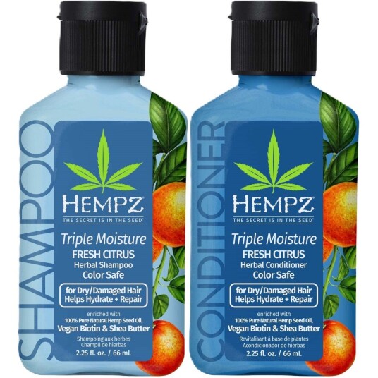 Hempz Triple Moisture Herbal Bundle Conditioner 66 ml & Conditioner 66