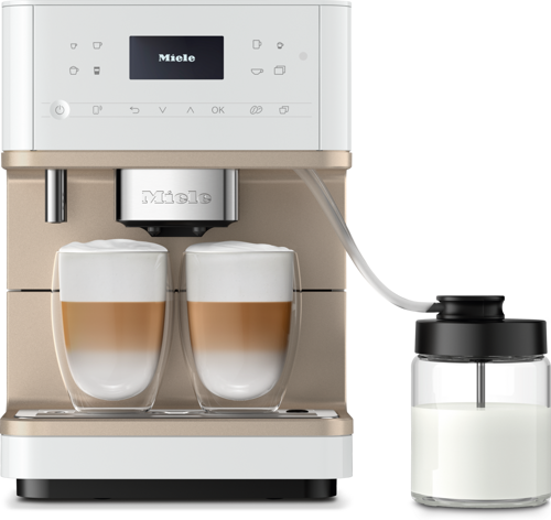 Miele CM 6360 Milk Perfection Espressomaskin Hvit 1,8L