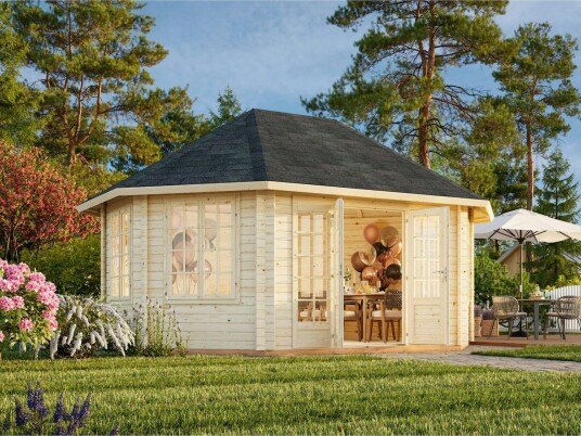 Palmako Lysthus hanna 20,3 21,0 m2. 44 mm laft
