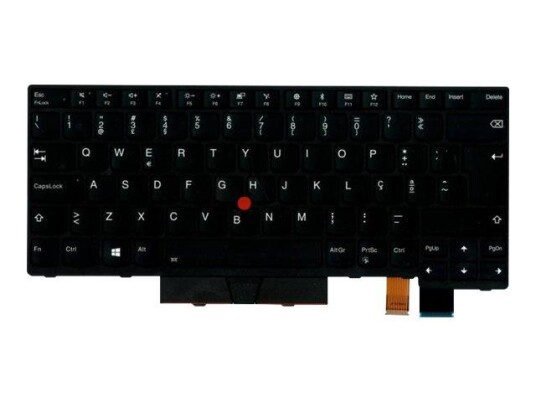 Lenovo Lite-On - erstatningstastatur for bærbar PC - med Trackpoint, UltraNav - QWERTY - Portugisisk Inn-enhet