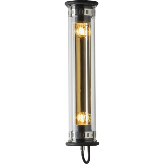 In The Tube 100 500 Vegglampe Svart / Gullreflektor / Uten Metallnett