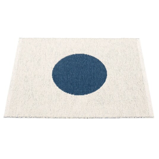 Pappelina Vera matte 70x90 cm small one ocean blue / vanilla
