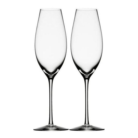 Orrefors   Difference Sparkling Champagneglass 32 cl 2 stk