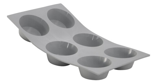 de Buyer Elastomoule muffinsform for 6 muffins de Buyer Elastomoule muffinsform for 6 muffins