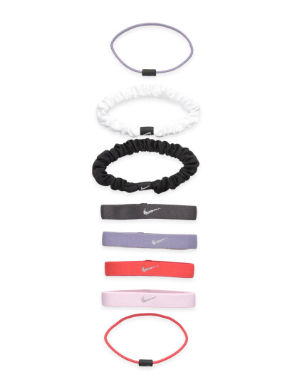 NIKE Equipment Nike Flex Classic Mixed Hair Ties 8Pk Metallic Multi/patterned ONE SIZE NIKE Equipment Nike Flex Classic Mixed Hair Ties 8Pk Metallic Multi/patterned ONE SIZE
