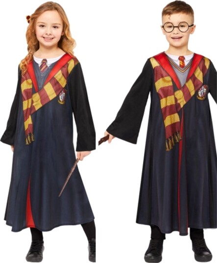 Parkostyme Harry Potter Og Hermine Barnekostyme