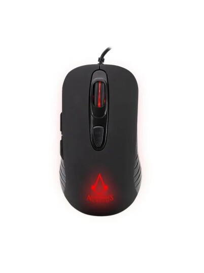 Freaks And Geeks Assassin's Creed Gaming Mus 3600 DPI LED Sort Freaks And Geeks Assassin's Creed Gaming Mus 3600 DPI LED Sort
