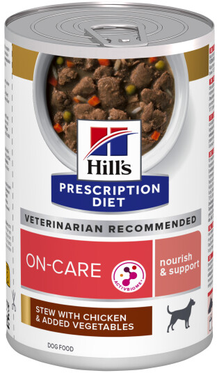 Hill's Prescription Diet Kylling & Grønnsaksgryte 354 g til Hunder med Spesielle Ernæringsbehov Hill's Prescription Diet Kylling & Grønnsaksgryte 354 g til Hunder med Spesielle Ernæringsbehov