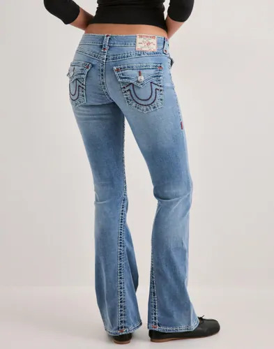 True Religion Blå Joey Lr Flare Sup T Flap