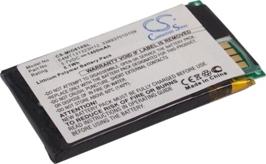 Cameron Sino Batteri For GPS Mitac Mio H610