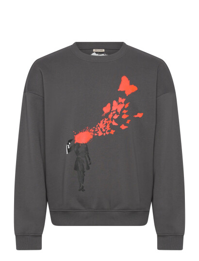 ONLY & SONS Onsbanksy Vtg Crew Neck Vd - Grey - S ONLY & SONS Onsbanksy Vtg Crew Neck Vd - Grey - S