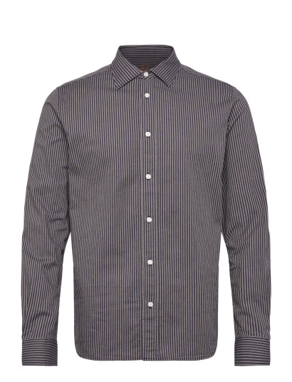 Mos Mosh Gallery Mmgmarco Oxford Stripe Shirt Navy M