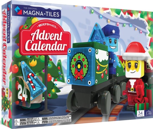 Magna-Tiles Julekalender Med Micromags 34 Dele Magna-Tiles Julekalender Med Micromags 34 Dele
