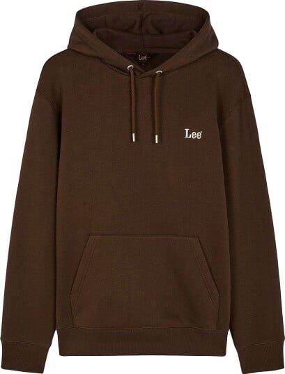 Lee Hettegenser Essential Lee Hoodie Shaved Chocola Brun