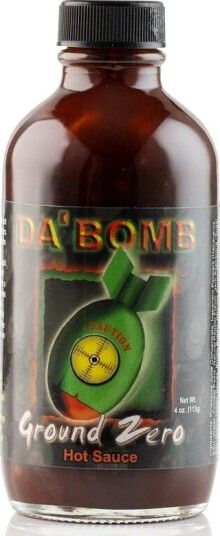 Da" Bomb Ground Zero 118ml Kruttsterk Hot Sauce av Habanero Da" Bomb Ground Zero 118ml Kruttsterk Hot Sauce av Habanero