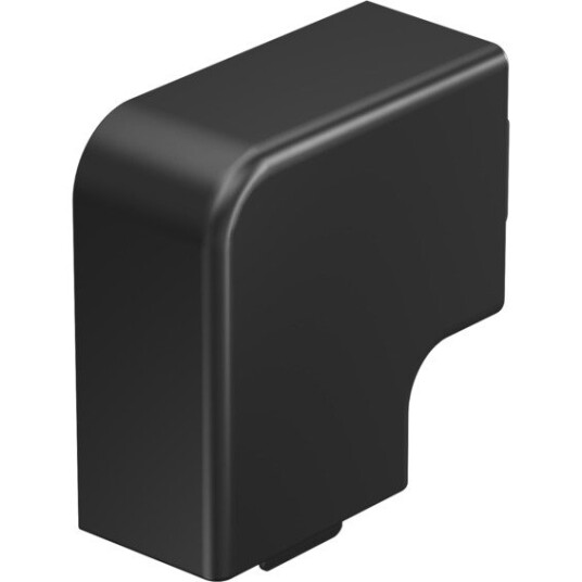 OBO BETTERMANN Flatvinkel For Kanal WDK25040SW Sort