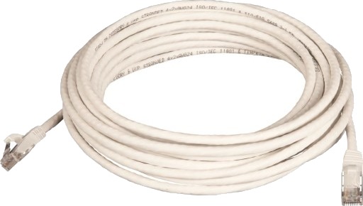 Nettverkskabel UTP Kat. 6, 10 meter, Hvit White Nettverkskabel UTP Kat. 6, 10 meter, Hvit White