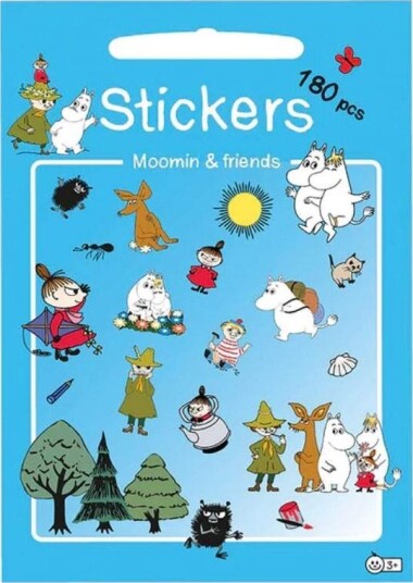 Moomin Mumin Klistremerker Venner 180 Klistremerker Moomin Mumin Klistremerker Venner 180 Klistremerker