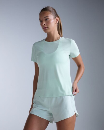 2xu Women"s Aero Mesh Tee Mint Dust/mint Reflective XL