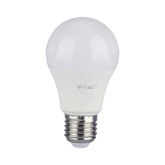 V Tac 10,5W E27 LED pærer A60 plast 230V Kulør : Kald