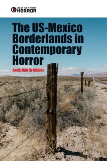 The USMexico Borderlands in Contemporary Horror  Crossing the Boundary