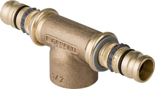 40 mm x 1/2" T-stykke trykkhylse Mepla
