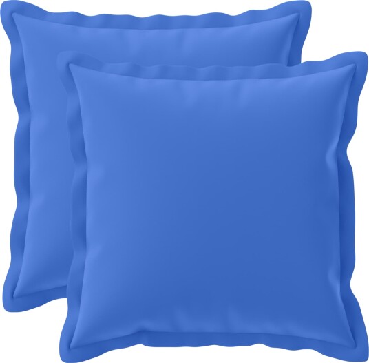 vidaXL Putetrekk 2 stk. HOUTEN Kongeblå 35 x 35 cm Polyester
