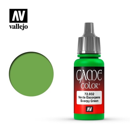 Vallejo Game Color Scorpy Green 17ml Modellbygging