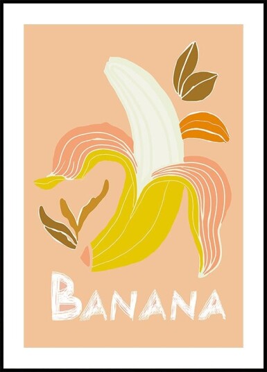 Peel Appeal Banana Poster Plakat / 50x70cm