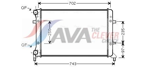 Radiator AVA Clever Choice VN2204 Radiator AVA Clever Choice VN2204