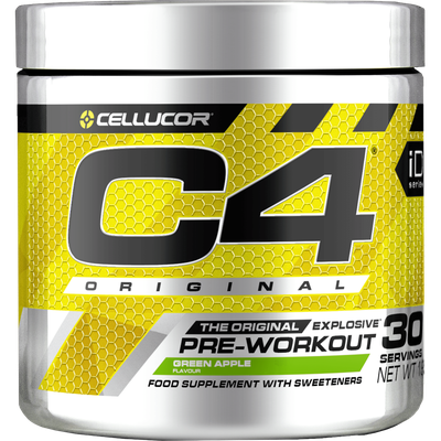 C4 Original Green Apple,pre-workout-pulver STD C4 Original Green Apple,pre-workout-pulver STD
