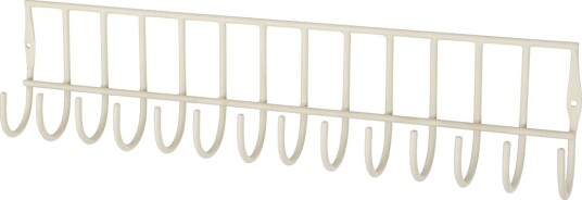 Broste Copenhagen Maggie Knagerække - Grey - ONE SIZE x 40