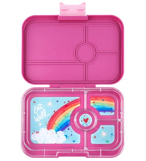 Yumbox Tapas XL 4 Sections Lunch Box Malibu Purple/Rainbow
