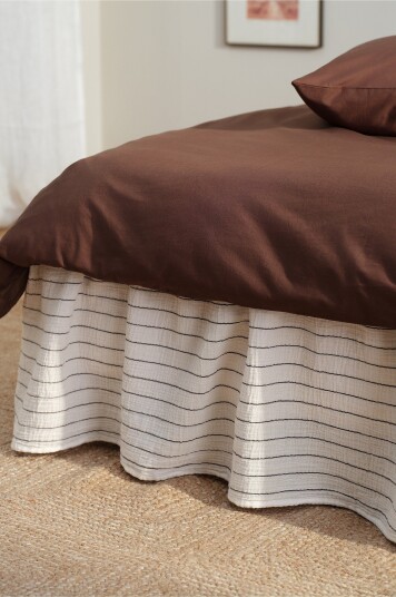 Jotex Sengekappe 45 Cm Svart/offwhite AMILIA 22399120313